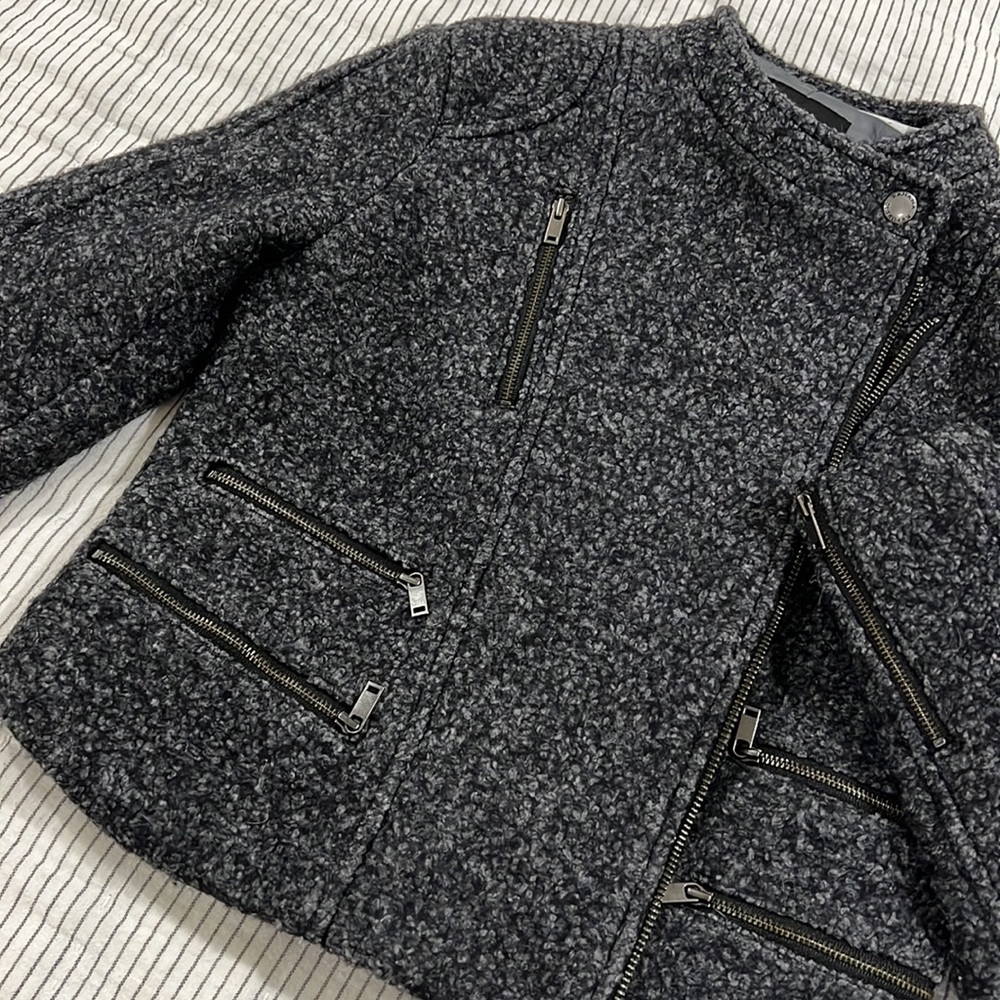 Banana Republic Grey Moto Jacket